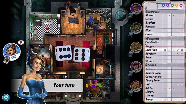 Clue/Cluedo: Classic Edition Steam Key screenshot from the video game thumbnail 5