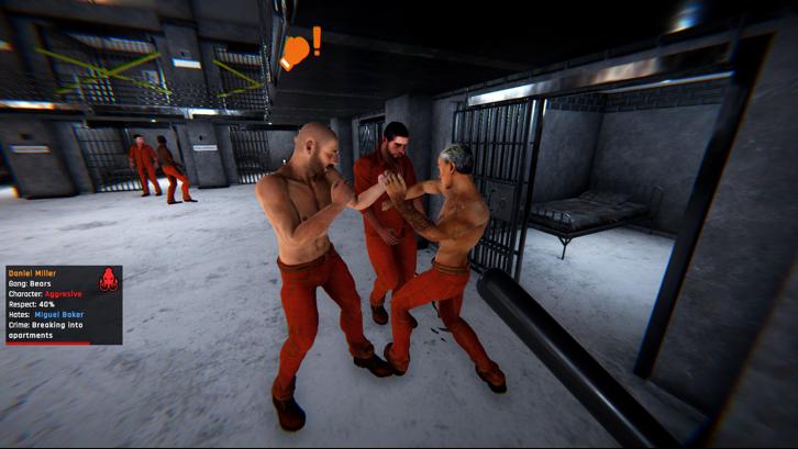 Prison Simulator Steam Key screenshot from the video game thumbnail 2