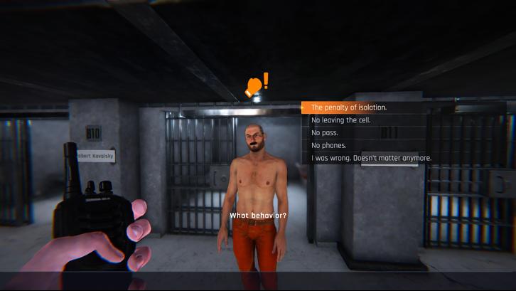 Prison Simulator Steam Key screenshot from the video game thumbnail 4