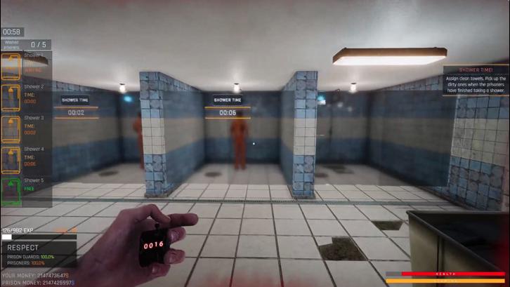 Prison Simulator Steam Key screenshot from the video game thumbnail 9