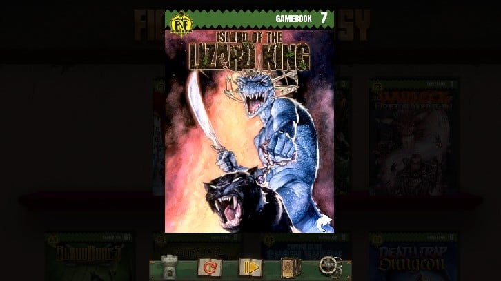 Island of the Lizard King (Fighting Fantasy Classics) Steam Key screenshot from the video game thumbnail 2