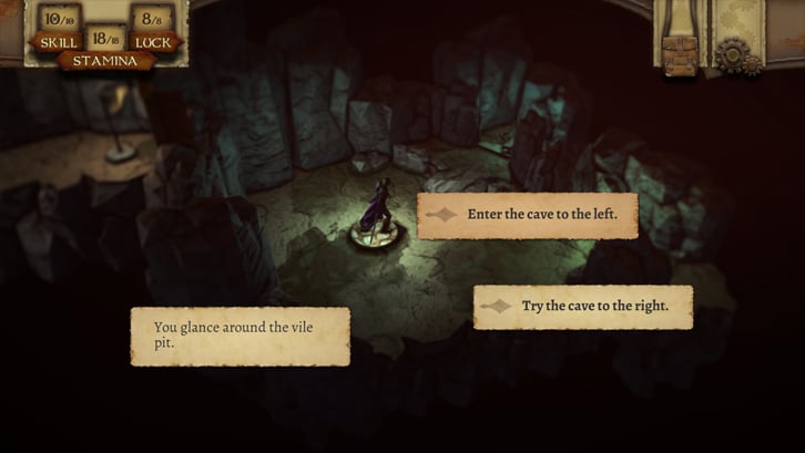 The Warlock of Firetop Mountain (Fighting Fantasy Classics) Steam Key screenshot from the video game thumbnail 4