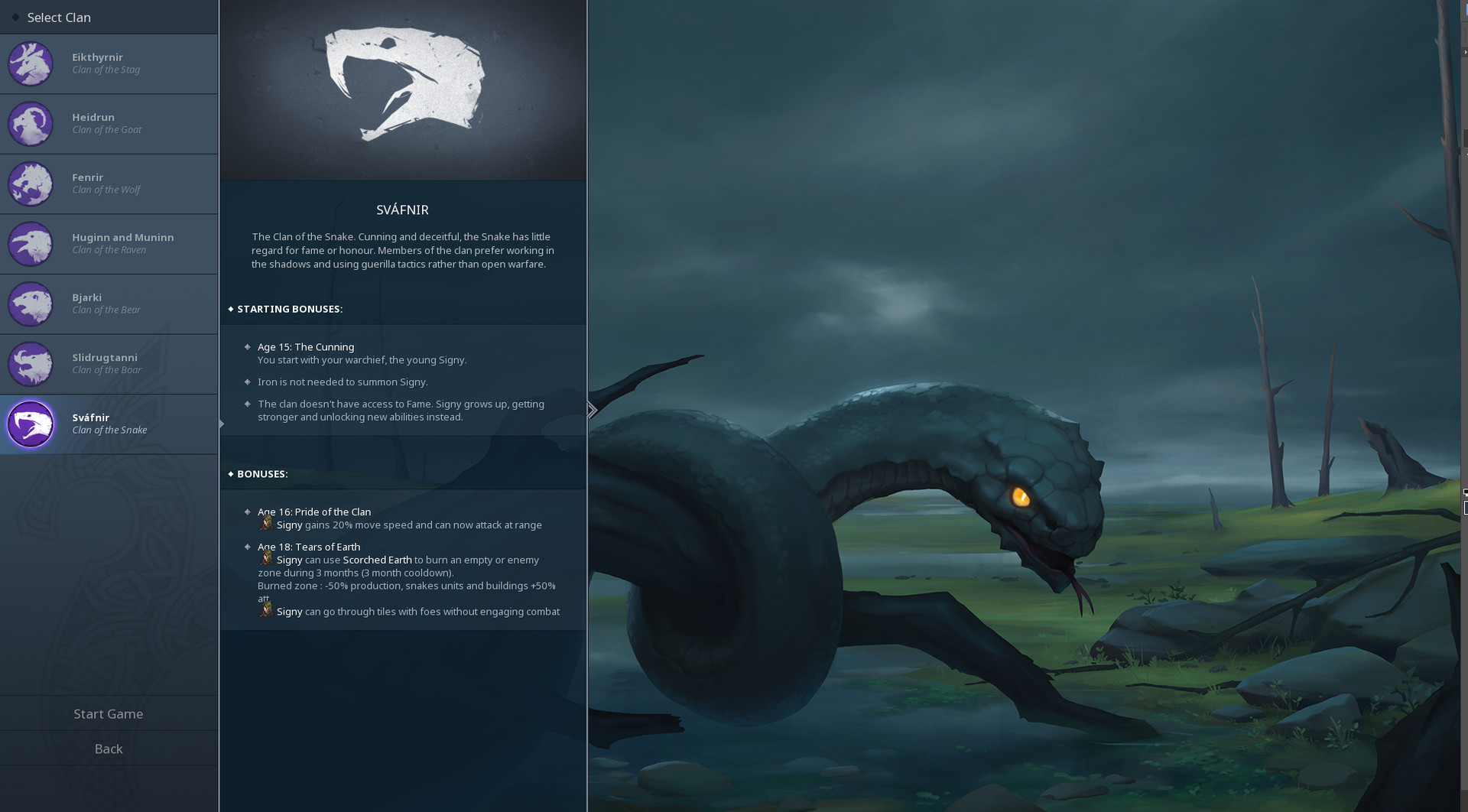 Northgard - Sváfnir, Clan of the Snake image