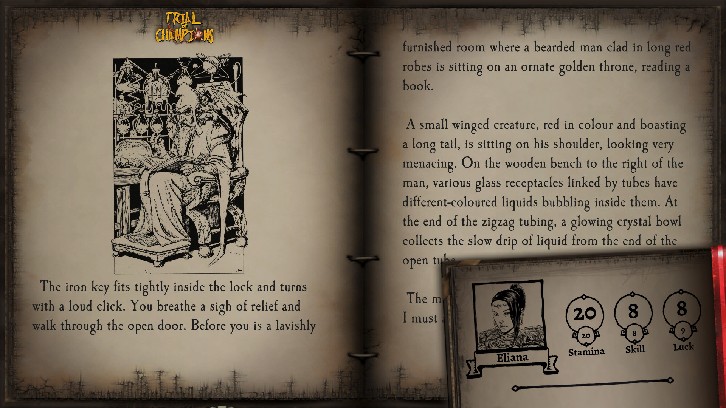 Trial of Champions (Fighting Fantasy Classics) Steam Key screenshot from the video game thumbnail 3