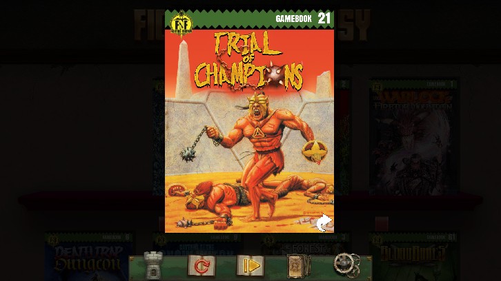 Trial of Champions (Fighting Fantasy Classics) Steam Key screenshot from the video game thumbnail 4