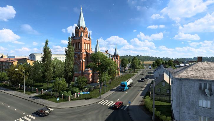 Euro Truck Simulator 2 - Beyond the Baltic Sea Steam Key screenshot from the video game thumbnail 3