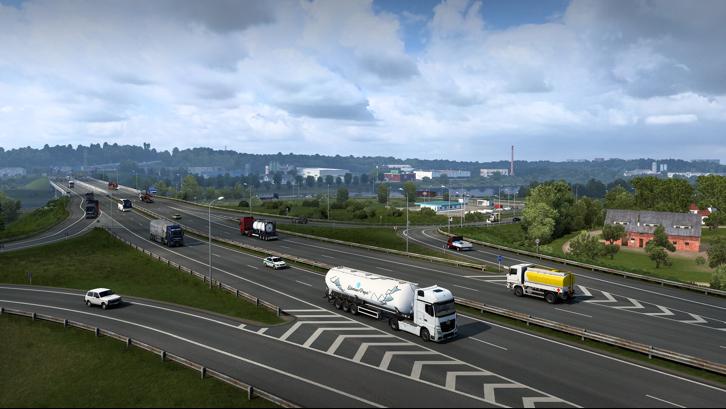 Euro Truck Simulator 2 - Beyond the Baltic Sea Steam Key screenshot from the video game thumbnail 7