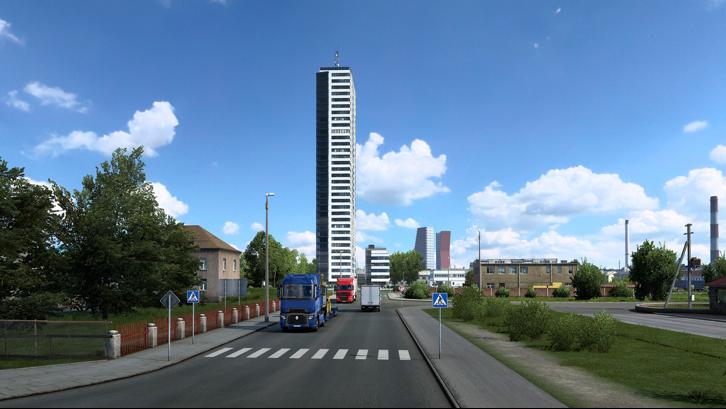 Euro Truck Simulator 2 - Beyond the Baltic Sea Steam Key screenshot from the video game thumbnail 9