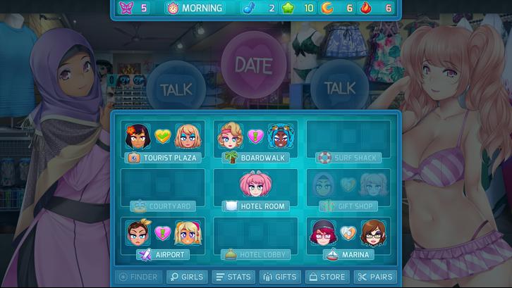 HuniePop 2: Double Date Steam Key screenshot from the video game thumbnail 5