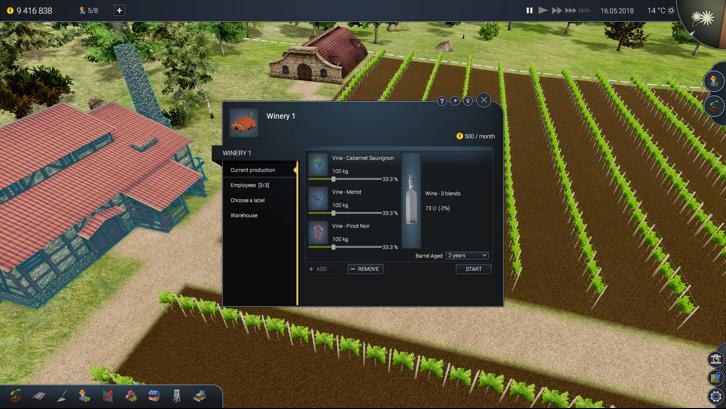 Farm Manager 2018 - Brewing & Winemaking DLC Steam Key screenshot from the video game thumbnail 6