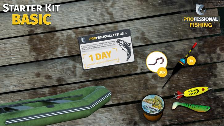 Professional Fishing: Starter Kit Basic Steam Key screenshot from the video game thumbnail 2
