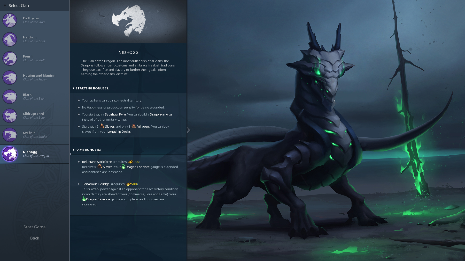 Northgard - Nidhogg, Clan of the Dragon image