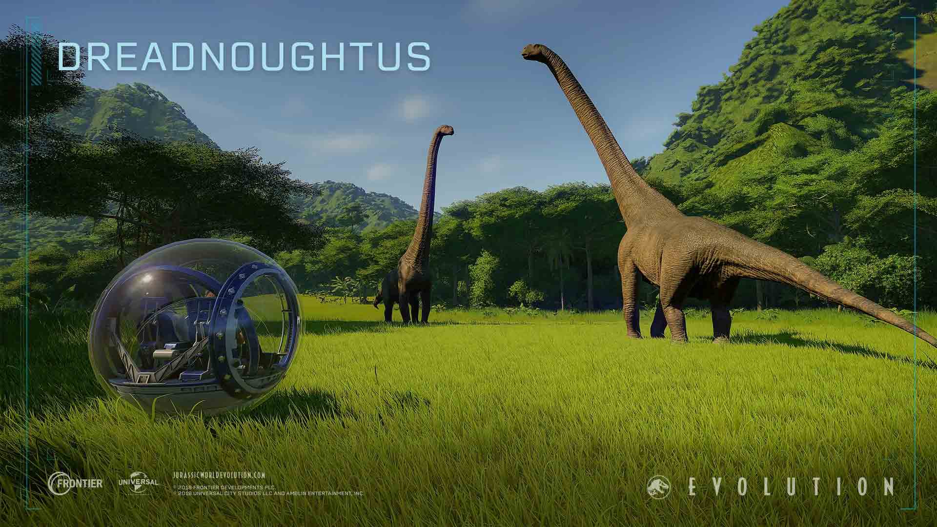 dinosaurs jurassic world evolution