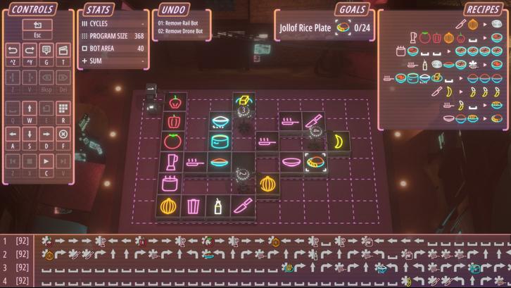 Neon Noodles Steam Key screenshot from the video game thumbnail 5