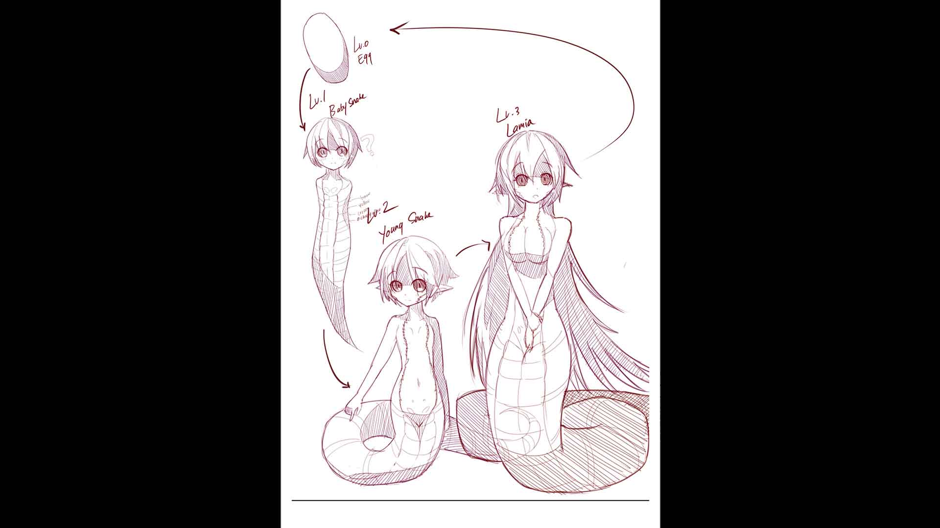 Monster Girl Sketch Vol.01 image