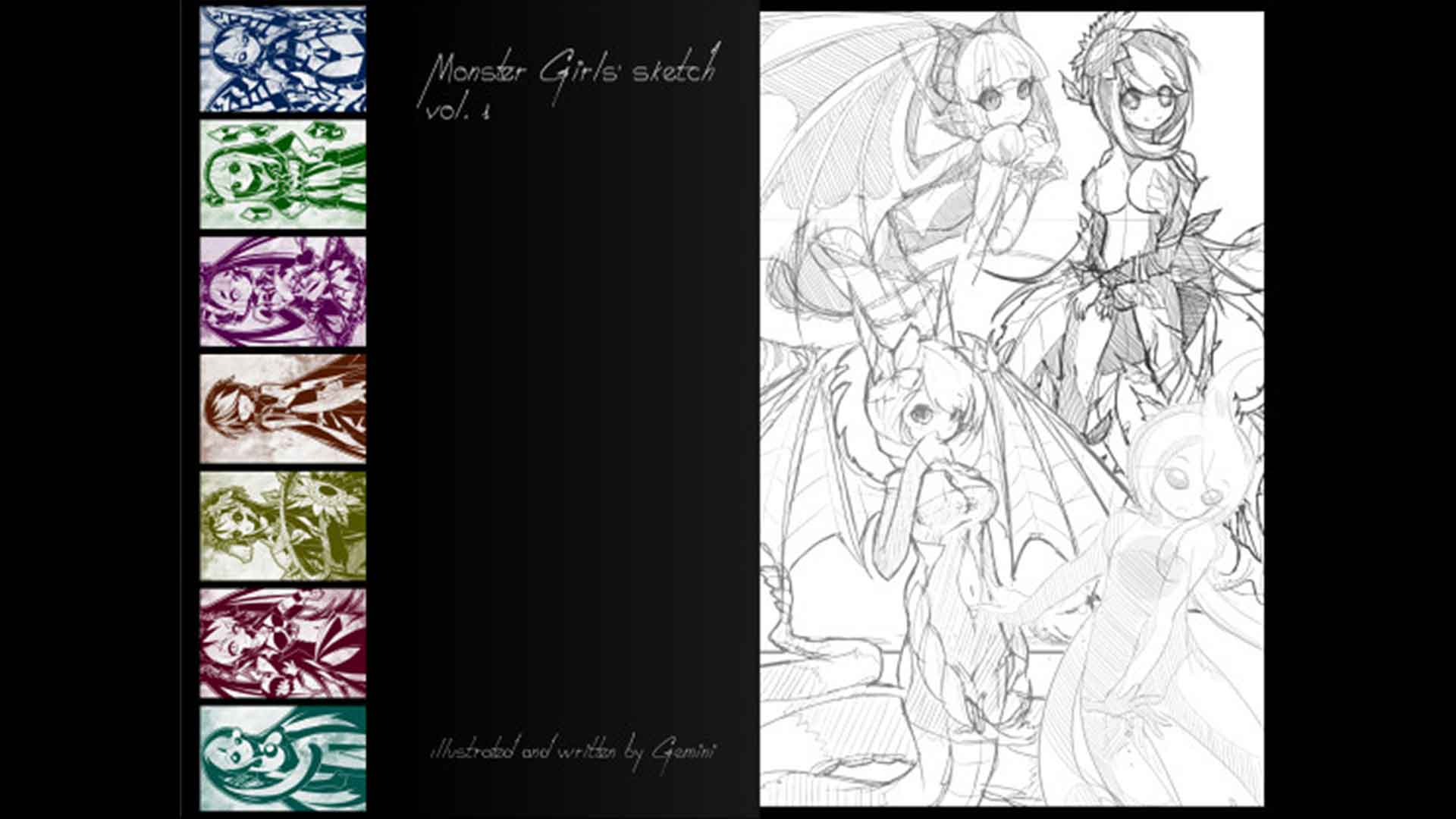 Monster Girl Sketch Vol.01 image