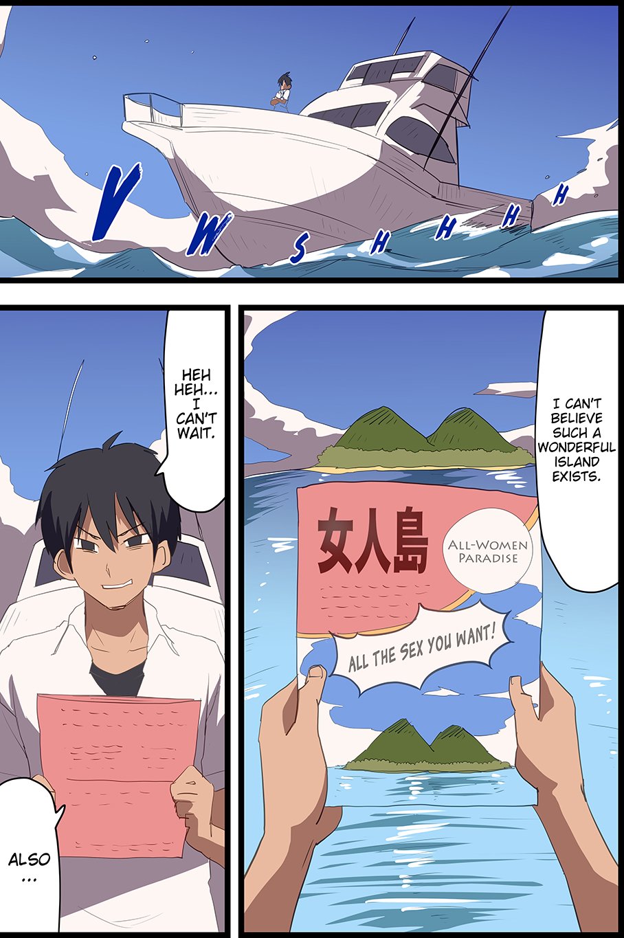 A Harem Island Where You Can Have Sex with Women 24/7 image