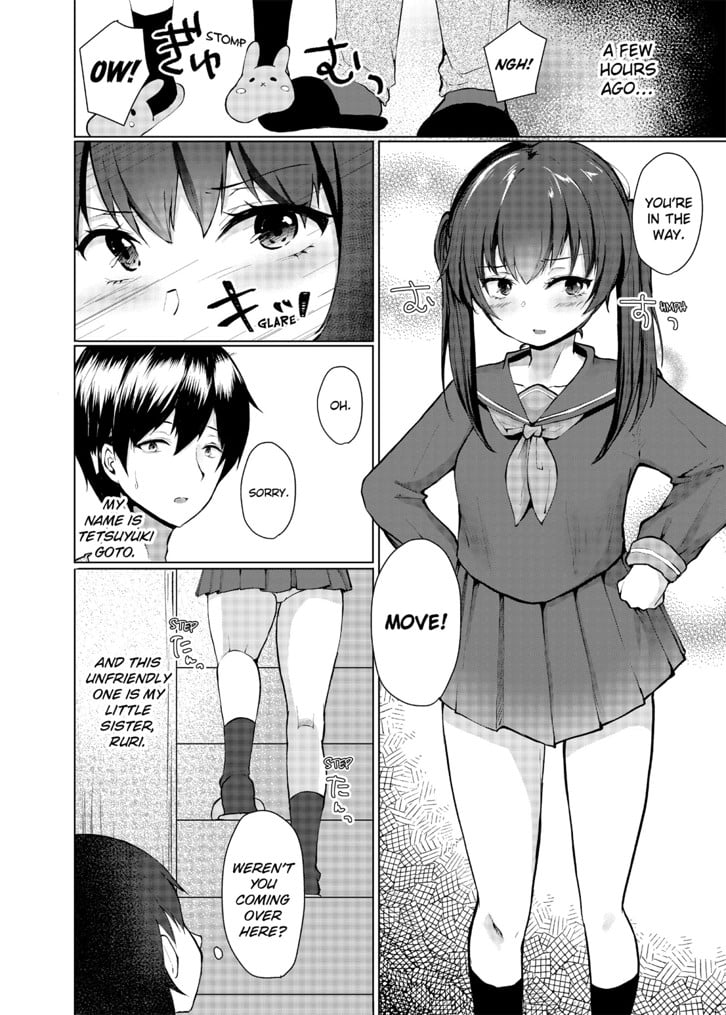 Slipping it inside my little sister image